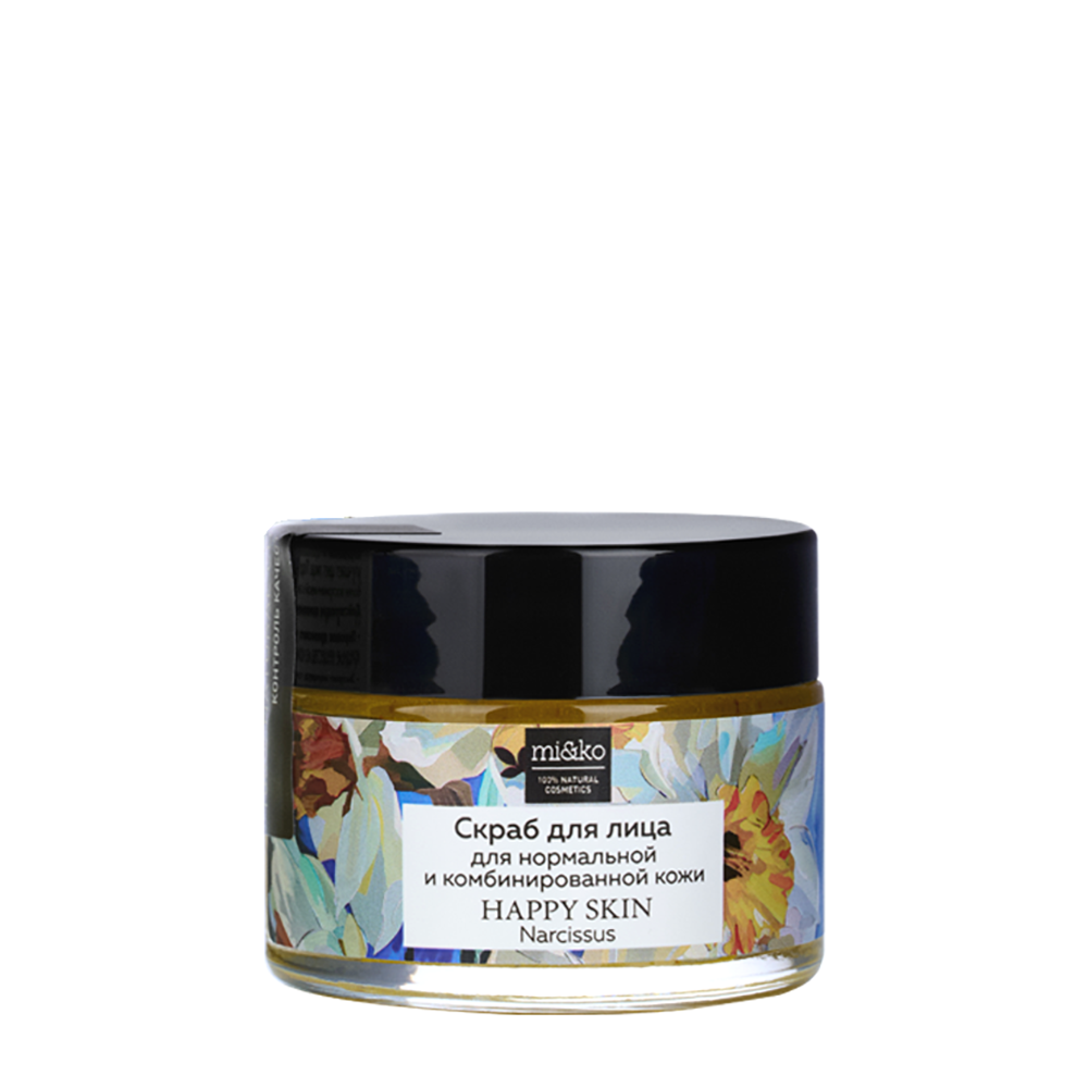 MI&KO Скраб для лица для нормальной и комбинированной кожи / Happy Skin Narcissus 50 мл, фото 1