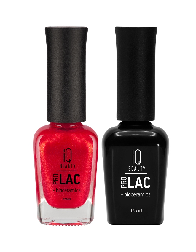 IQ BEAUTY 058 лак для ногтей укрепляющий с биокерамикой / Nail polish PROLAC + bioceramics 12.5 мл, фото 4