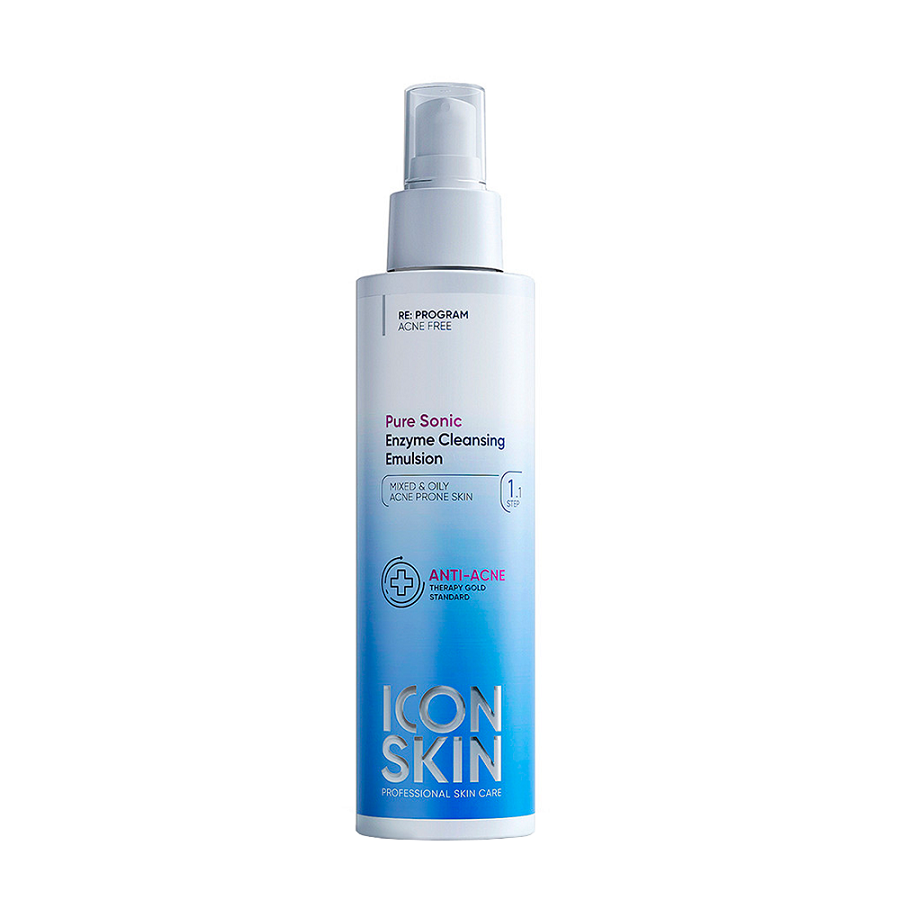 ICON SKIN Эмульсия энзимная для умывания / Re: Program Cleansing Emulsion Pure Sonic 150 мл, фото 4