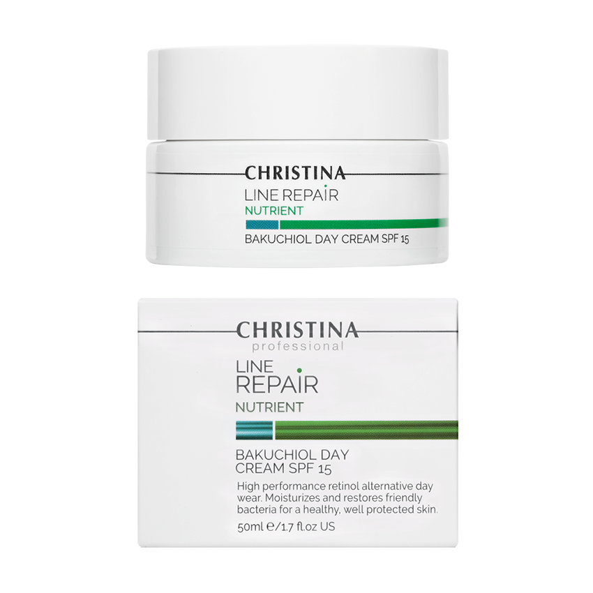 CHRISTINA Крем дневной с бакучиолом SPF15 / Line Repair Nutrient Bakuchiol Day Cream SPF15 50 мл, фото 2