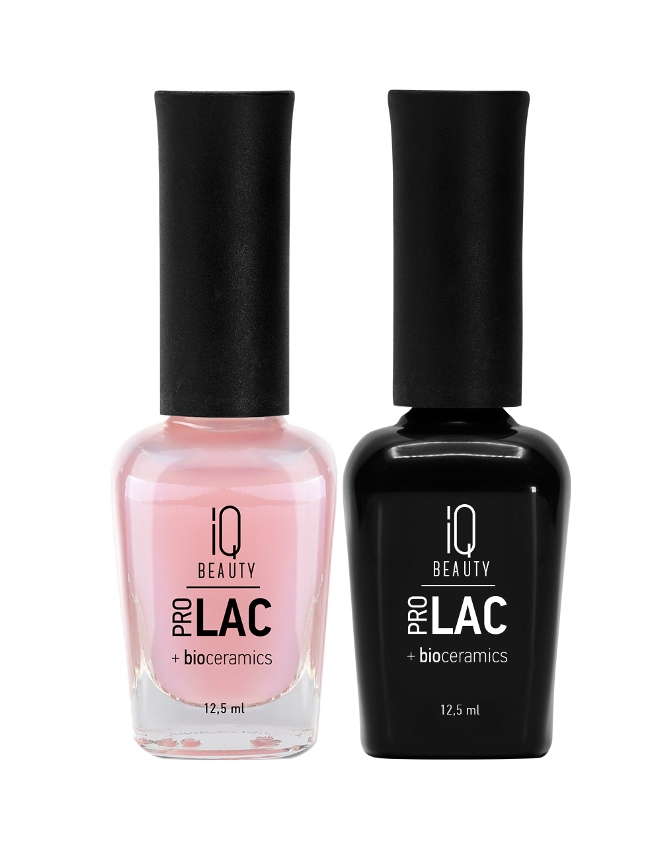 IQ BEAUTY 003 лак для ногтей укрепляющий с биокерамикой / Nail polish PROLAC + bioceramics 12.5 мл, фото 4