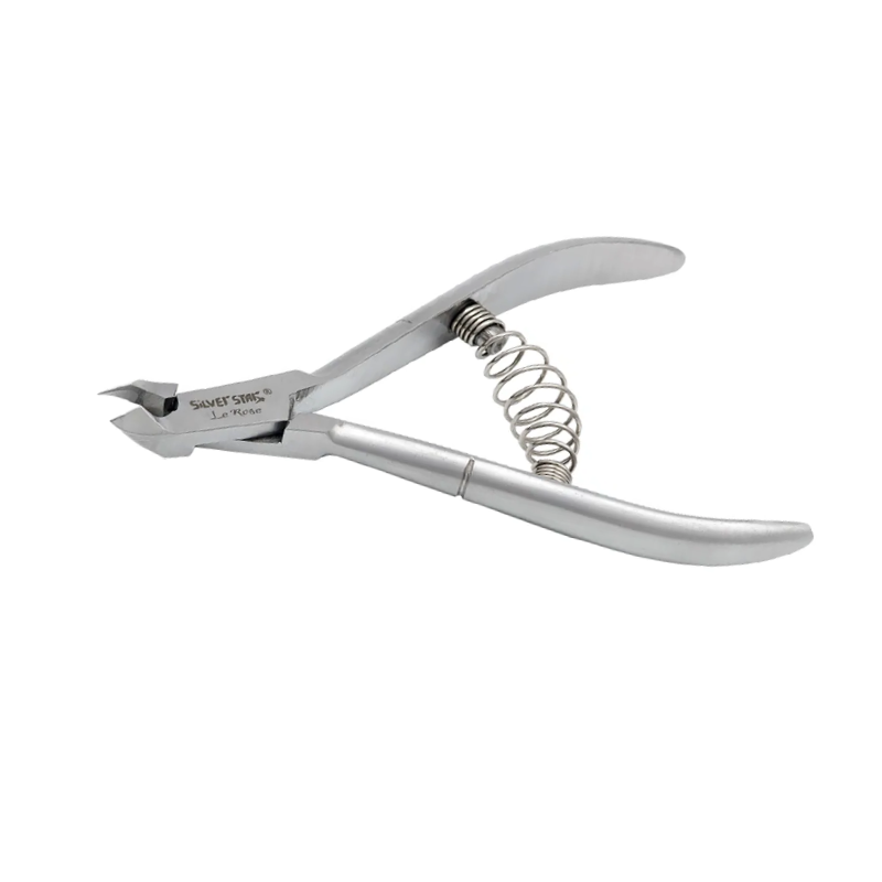 SILVER STAR Кусачки для кутикулы (5 мм), пружинное соединение / LE ROSE, фото 1