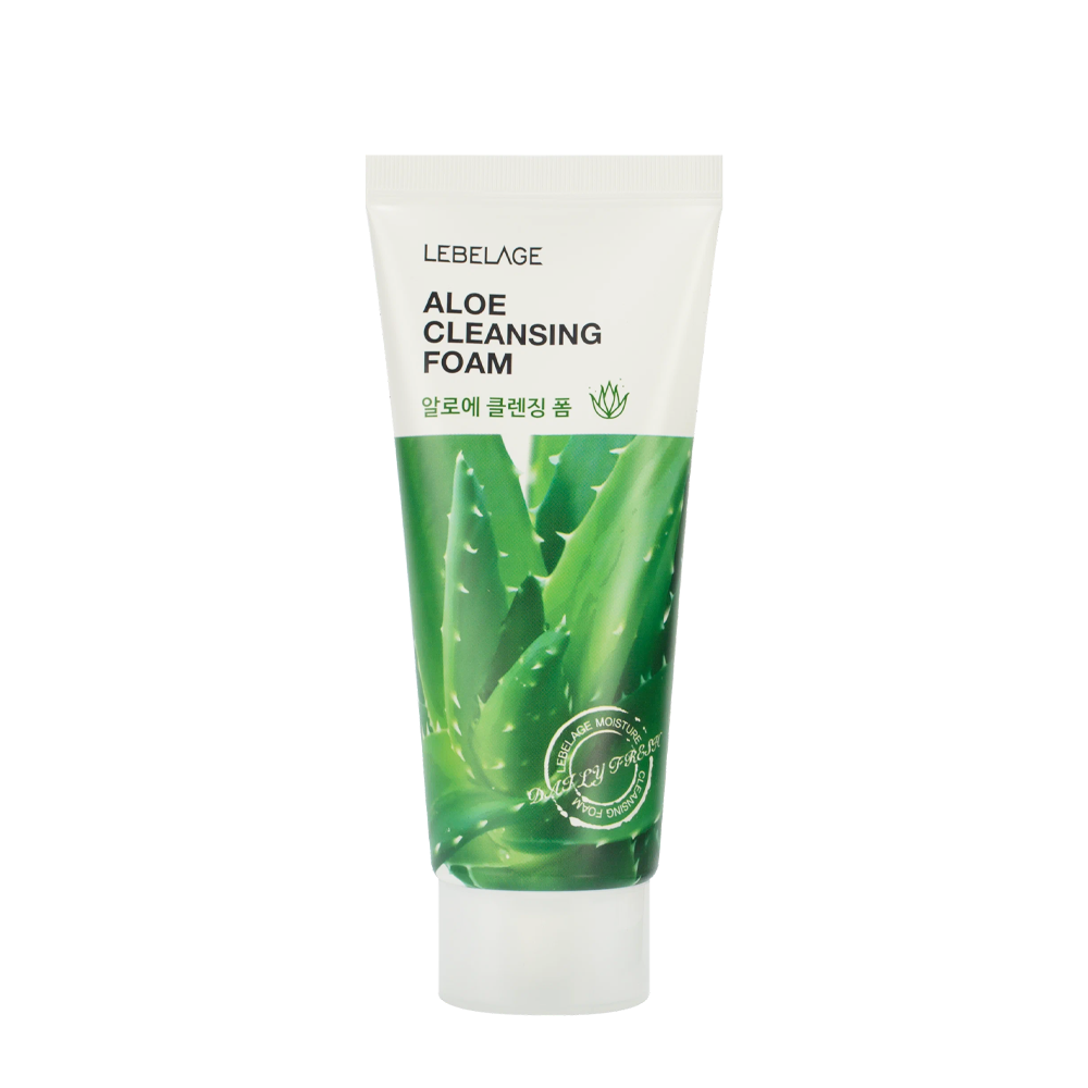 LEBELAGE Пенка для умывания увлажняющая с экстрактом алоэ / Lebelage Aloe Cleansing Foam 100 мл, фото 1