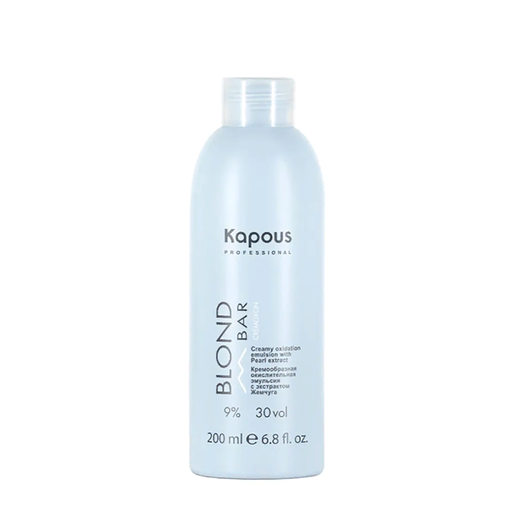 KAPOUS Эмульсия окислительная кремообразная с экстрактом жемчуга 9% / Blond Bar Blond Cremoxon 200 мл, фото 1