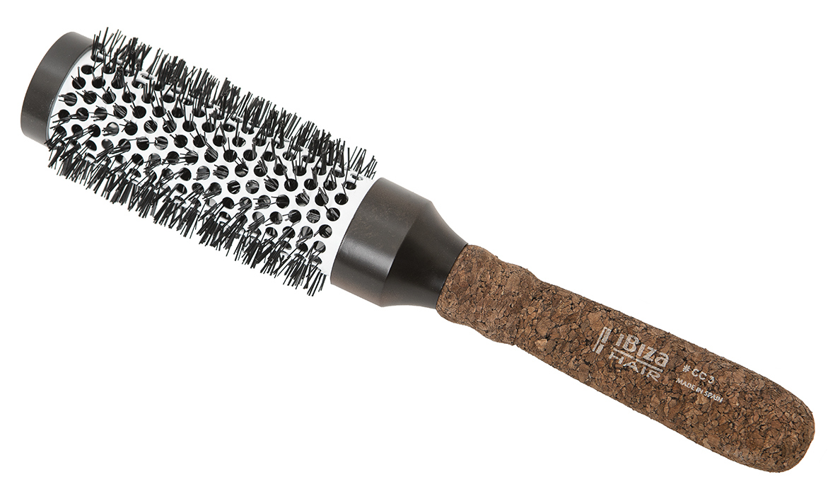 IBIZA HAIR Щетка круглая, керамическая для укладки волос, диаметр 50 мм (пробка), фото 2