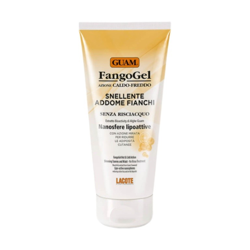GUAM Гель антицеллюлитный контрастный с липоактивными наносферами для живота и талии / FANGOGEL 150 мл, фото 1