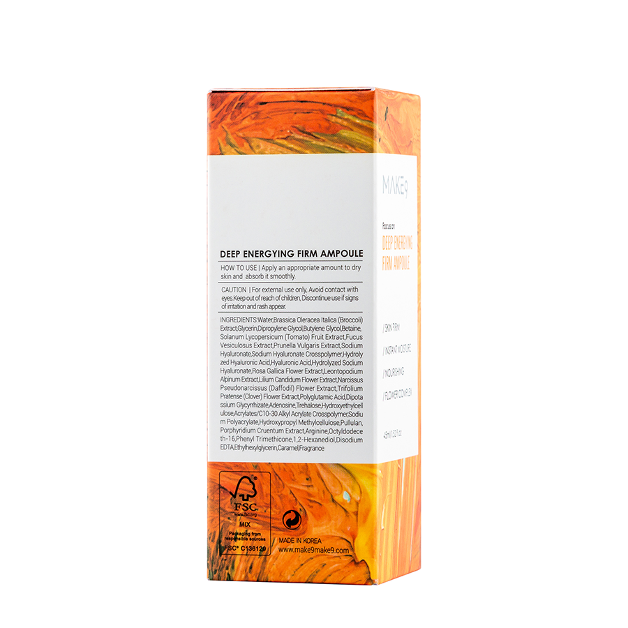 MAKE9 Сыворотка укрепляющая для лица с лифтинг-эффектом / DEEP ENERGYING FIRM 45 мл, фото 4