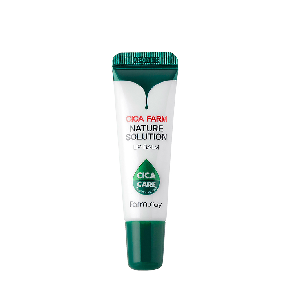 FARMSTAY Бальзам для губ с центеллой / Cica Farm Nature Solution Lip Balm 10 гр, фото 1