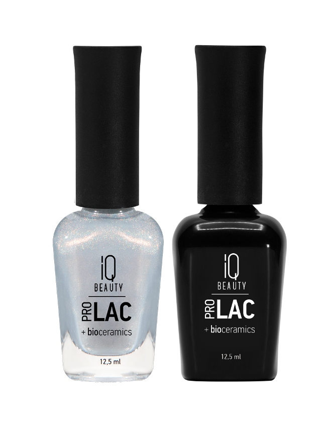 IQ BEAUTY 050 лак для ногтей укрепляющий с биокерамикой / Nail polish PROLAC + bioceramics 12.5 мл, фото 4