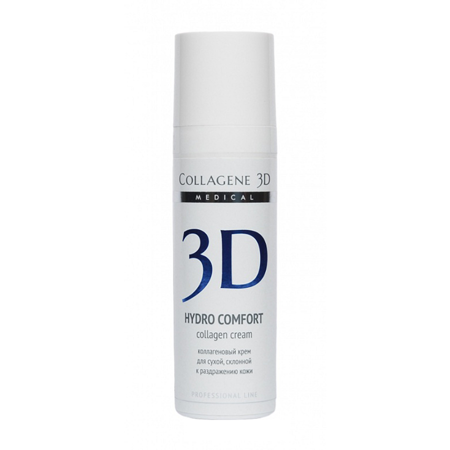 MEDICAL COLLAGENE 3D Крем с коллагеном и аллантоином для лица / Hydro Comfort 150 мл проф., фото 2