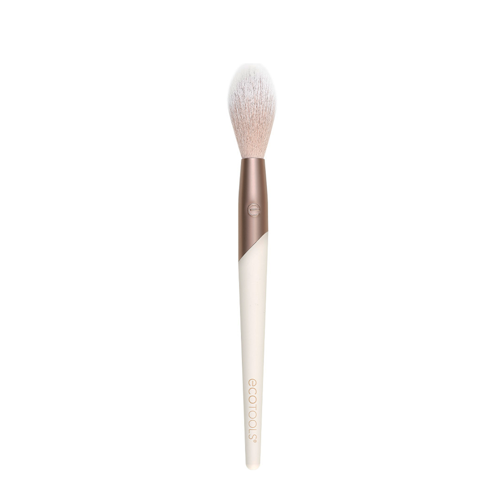 ECOTOOLS Кисть для хайлайтера / Luxe Soft Highlight Brush, фото 1