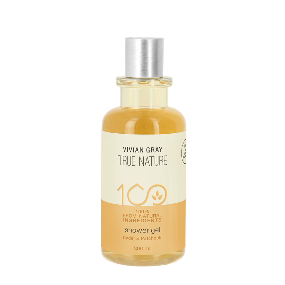 VIVIAN GRAY Гель для душа, кедр и пачули / Vivian Gray True Nature Shower Gel Cedar & Patchouli 300 мл, фото 1