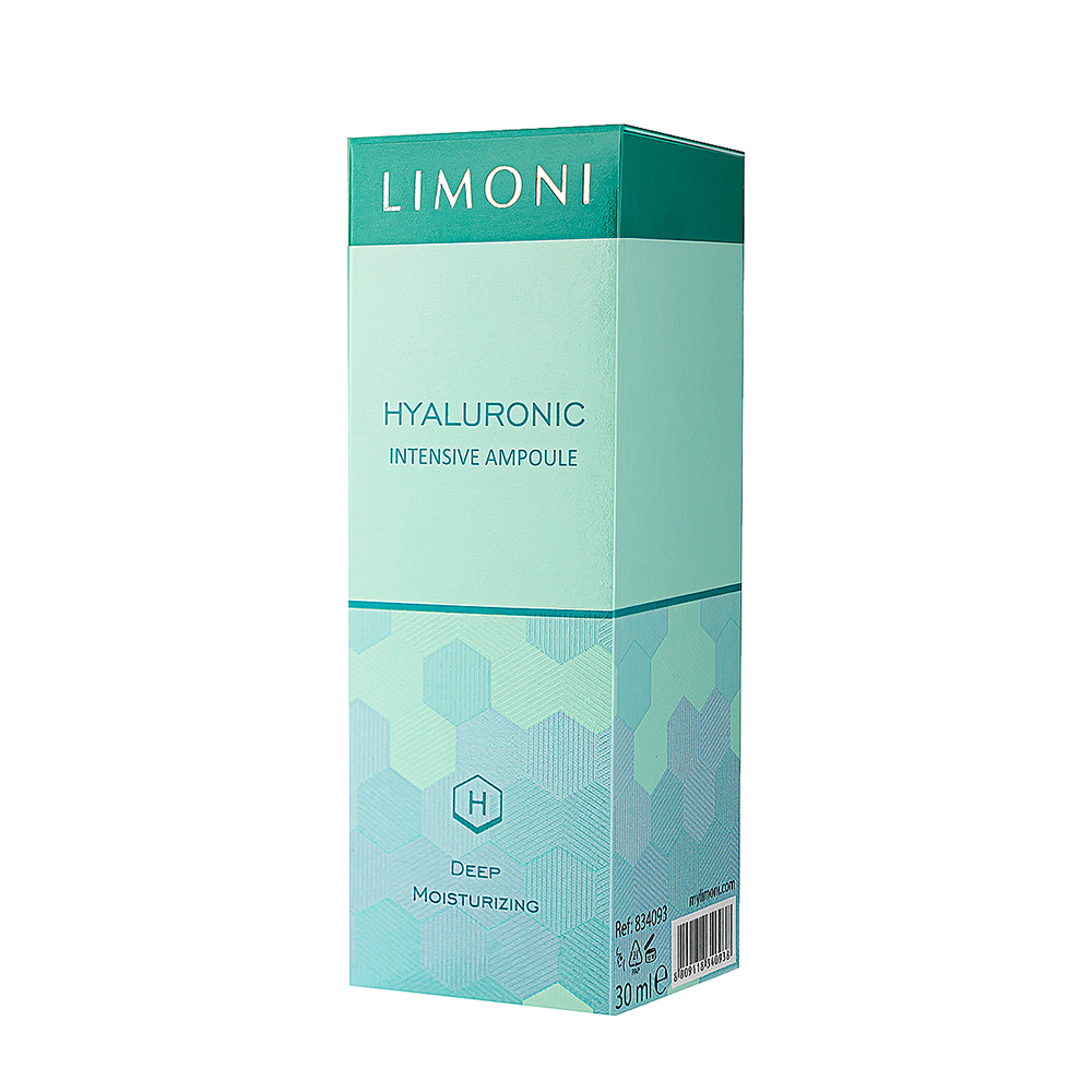 LIMONI Сыворотка для лица ультраувлажняющая с гиалуроновой кислотой / Hyaluronic Intensive Ampoule 30 мл, фото 2