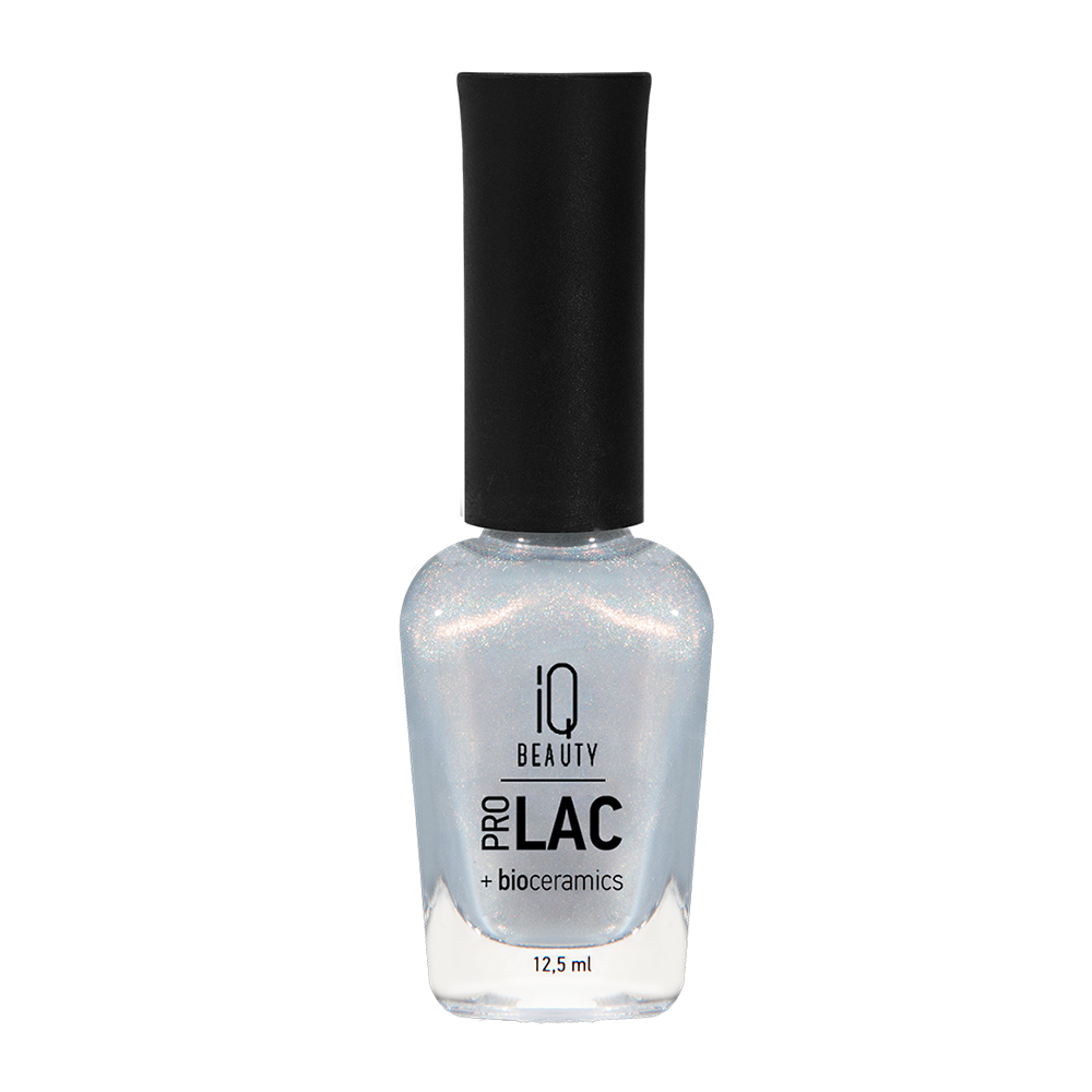 IQ BEAUTY 050 лак для ногтей укрепляющий с биокерамикой / Nail polish PROLAC + bioceramics 12.5 мл, фото 1
