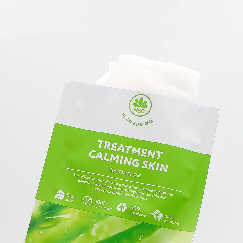 NAME SKIN CARE Маска тканевая заживляющая и успокаивающая для лица / NSC 22 гр, фото 2