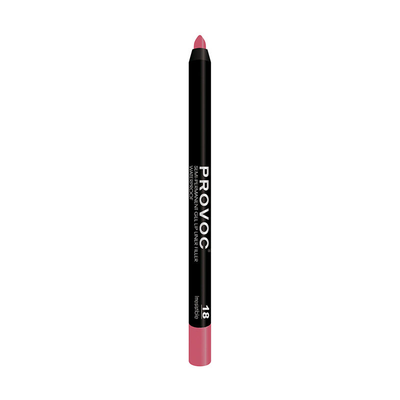 PROVOC Подводка гелевая в карандаше для губ, 18 натурально-розовый / Gel Lip Liner Irresistible, фото 1