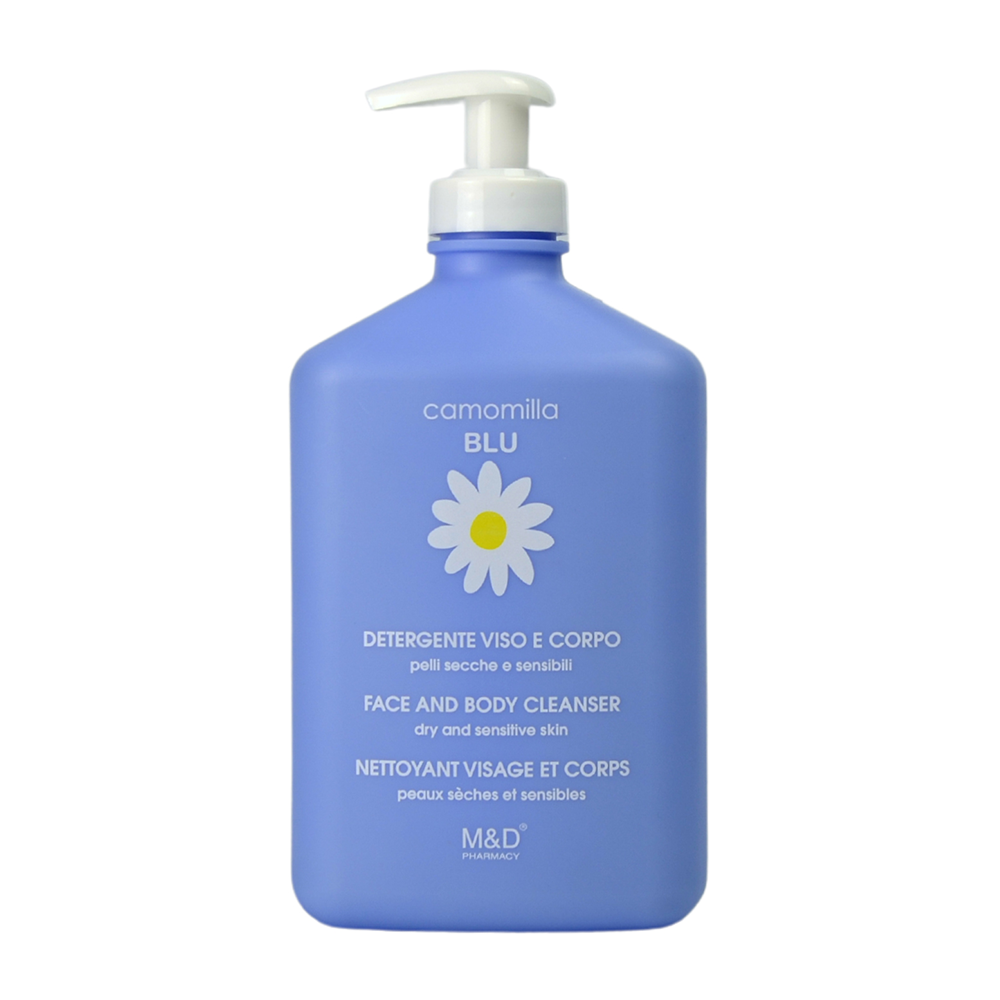 CAMOMILLA BLU Гель для умывания лица и тела для чувствительной кожи / Face and body cleanser 500 мл, фото 1