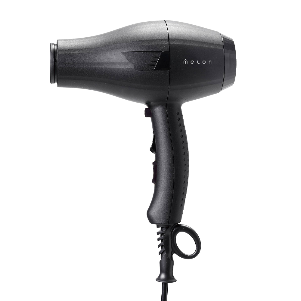 MELON PRO Фен профессиональный для волос VIXEN1 Компакт, чёрный матовый, 2 насадки-концентратора 2000W, фото 1