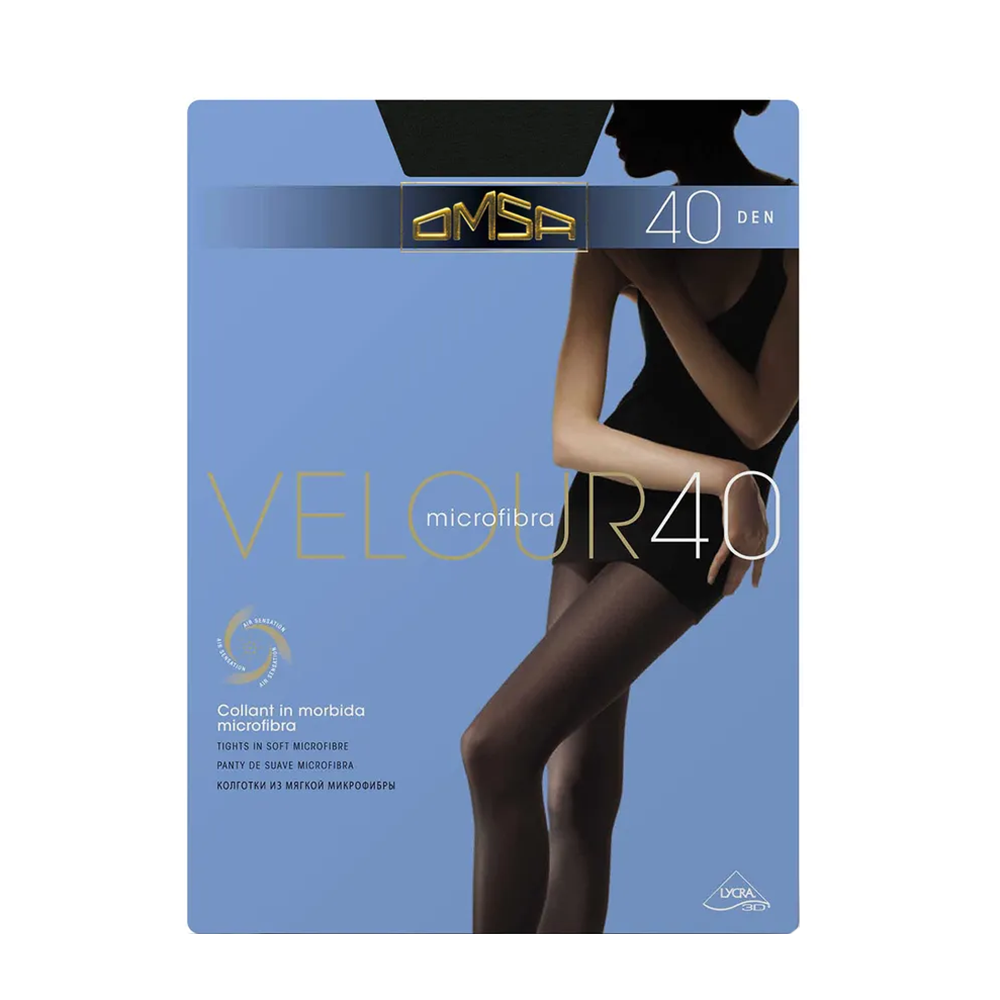 OMSA Колготки Nero 3 (M) / VELOUR 40, фото 1