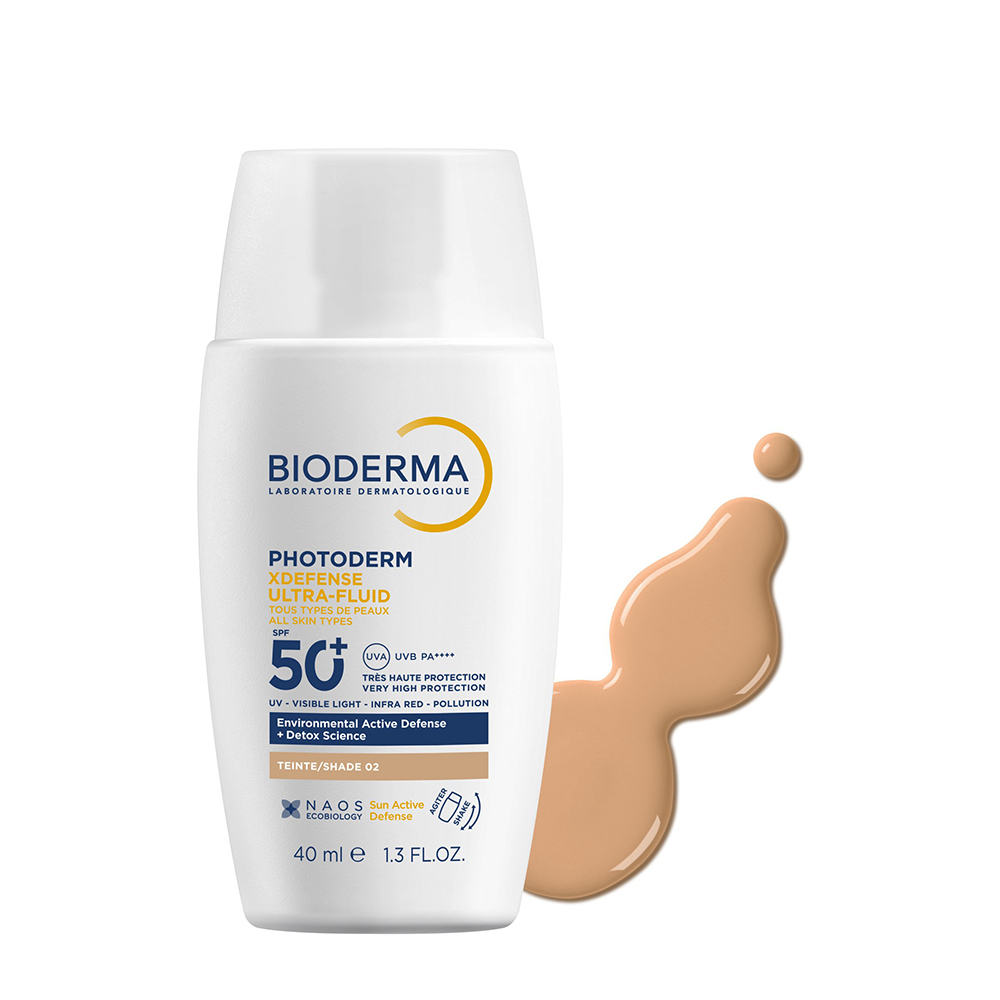 BIODERMA Флюид солнцезащитный для всех типов кожи, светлый оттенок / Photoderm Xdefense SPF 50+ 40 мл, фото 2