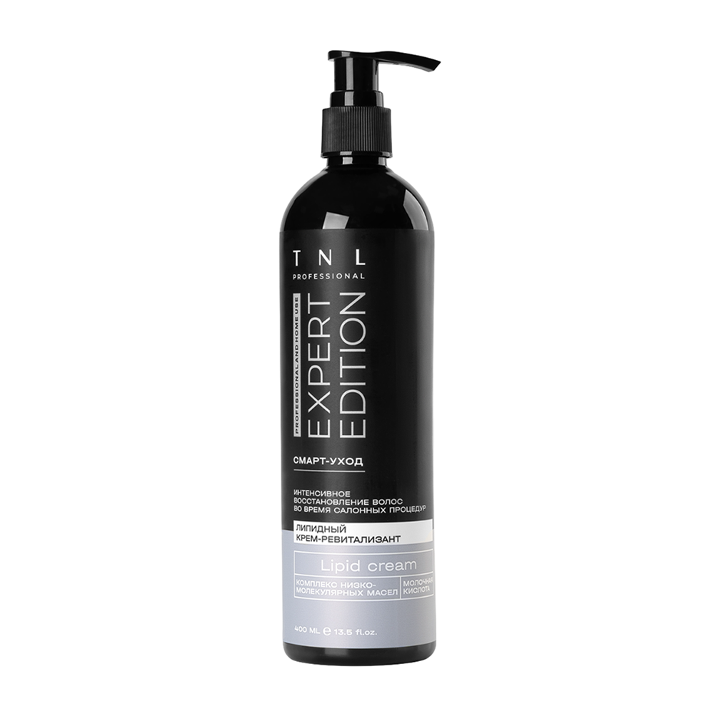TNL Professional Крем-ревитализант липидный с натуральными маслами и молочной кислотой / Expert Edition 400 мл, фото 1