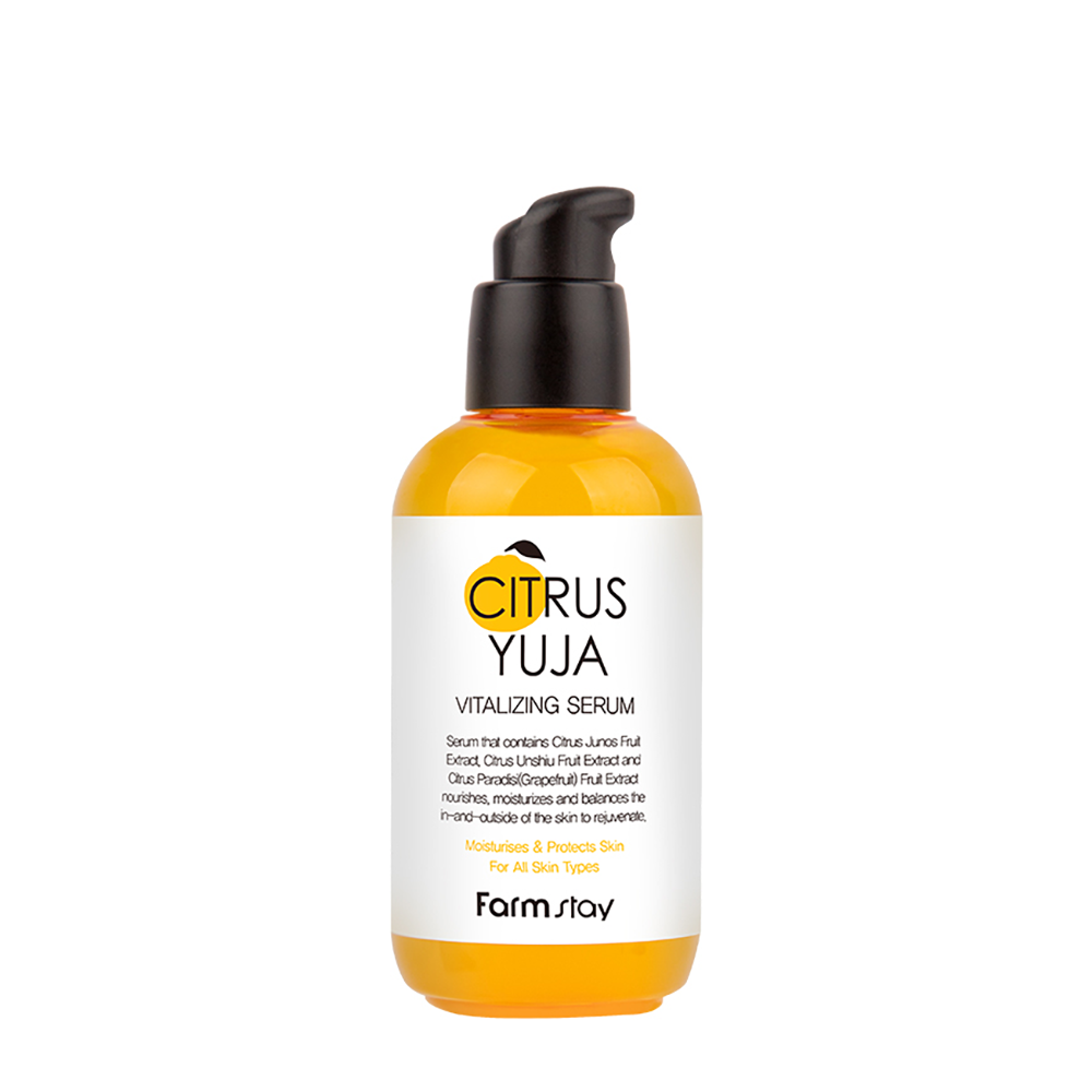 FARMSTAY Сыворотка для сияния кожи лица / Citrus Yuja Vitalizing Serum 100 мл, фото 1