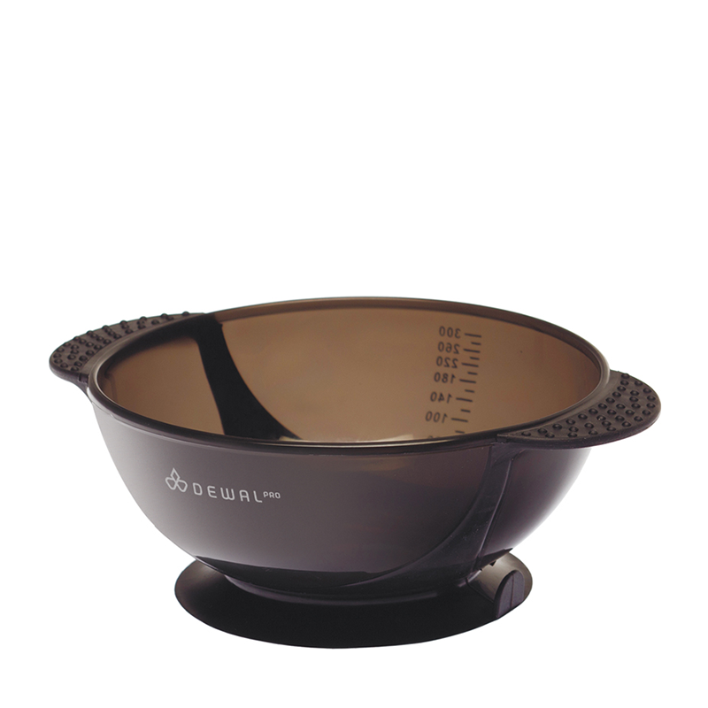 DEWAL PROFESSIONAL Чаша для краски с двумя ручками, с прорезиненной вставкой (черная) 300 мл, фото 1