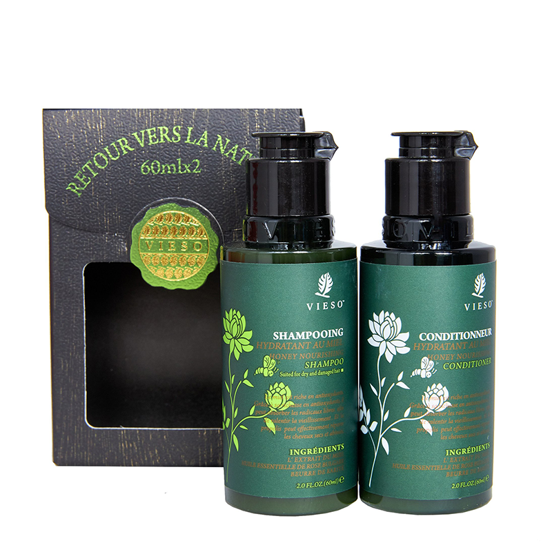 VIESO Набор медовый для сухих волос (шампунь +  кондиционер) / Honey 60 мл*2, фото 2