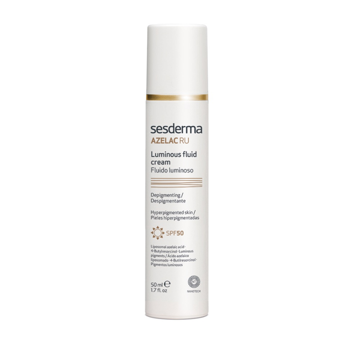 SESDERMA Эмульсия для сияния кожи лица СЗФ 50 / AZELAC RU Luminous Fluid Cream SPF 50 50 мл, фото 1