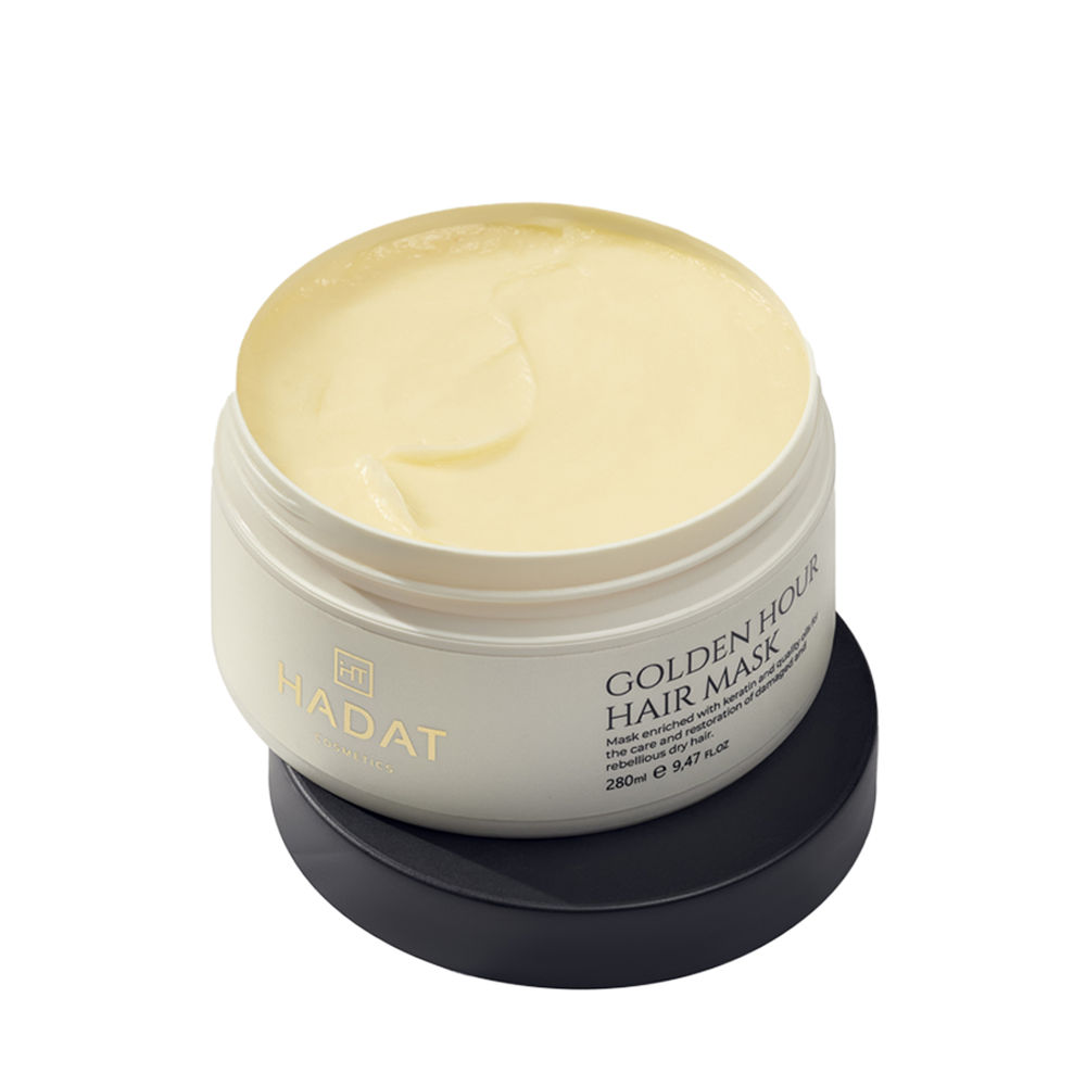HADAT COSMETICS Маска интенсивная восстанавливающая для волос / GOLDEN HOUR HAIR MASK 280 мл, фото 2