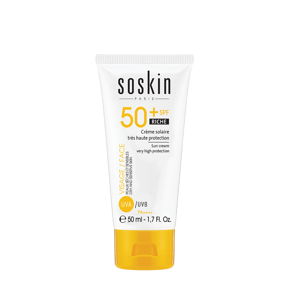SOSKIN Крем солнцезащитный питательный SPF 50 / Low-Tox® Sun Cream Very high Protection 50 мл, фото 1