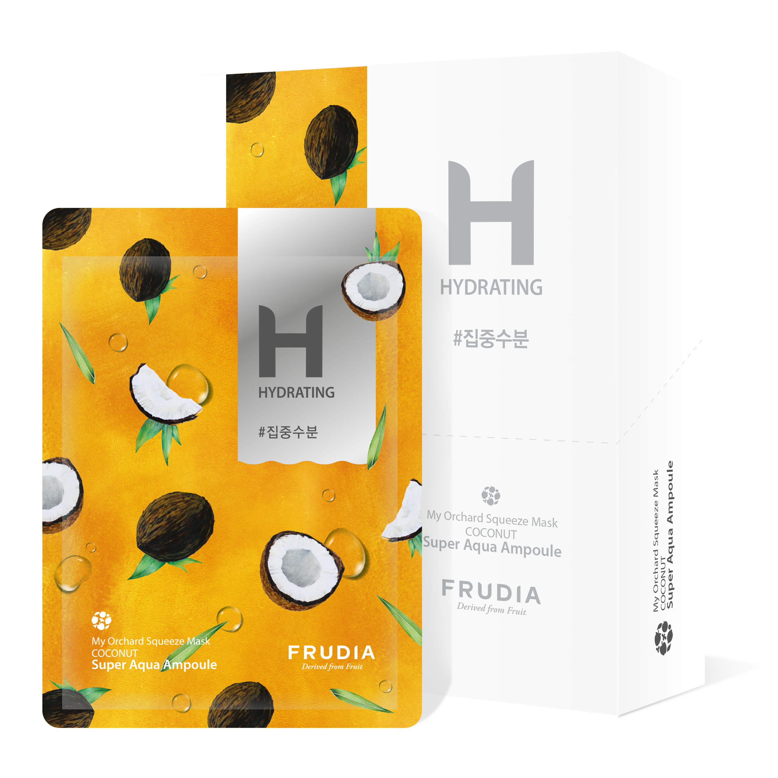 FRUDIA Маска увлажняющая с кокосом 10*20 мл, фото 2