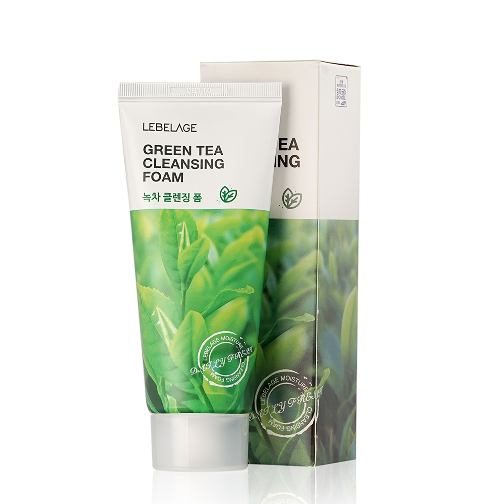 LEBELAGE Пенка для умывания с экстрактом зеленого чая / Lebelage Green Tea Cleansing Foam 100 мл, фото 2