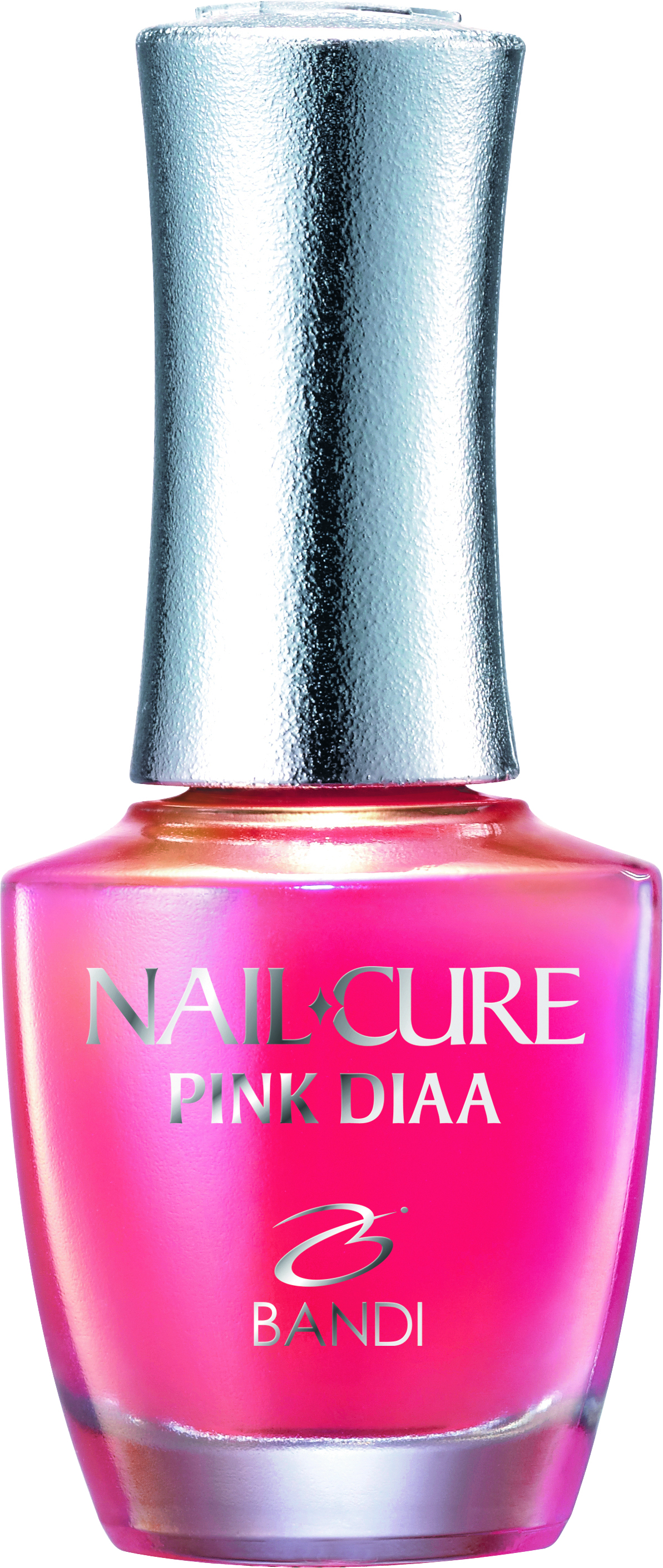 BANDI Покрытие укрепляющее для тонких и поврежденных ногтей / NAIL CURE PINK DIAA 14 мл, фото 1