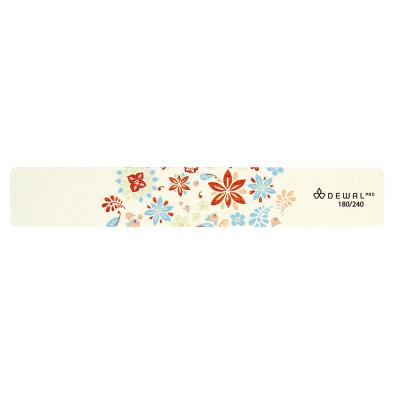 DEWAL PROFESSIONAL Пилка для ногтей Design Edition, широкая 180/240 18 см, фото 1