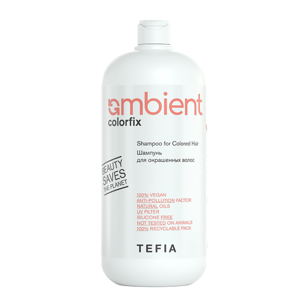 TEFIA Шампунь для окрашенных волос / AMBIENT Colorfix 950 мл, фото 1