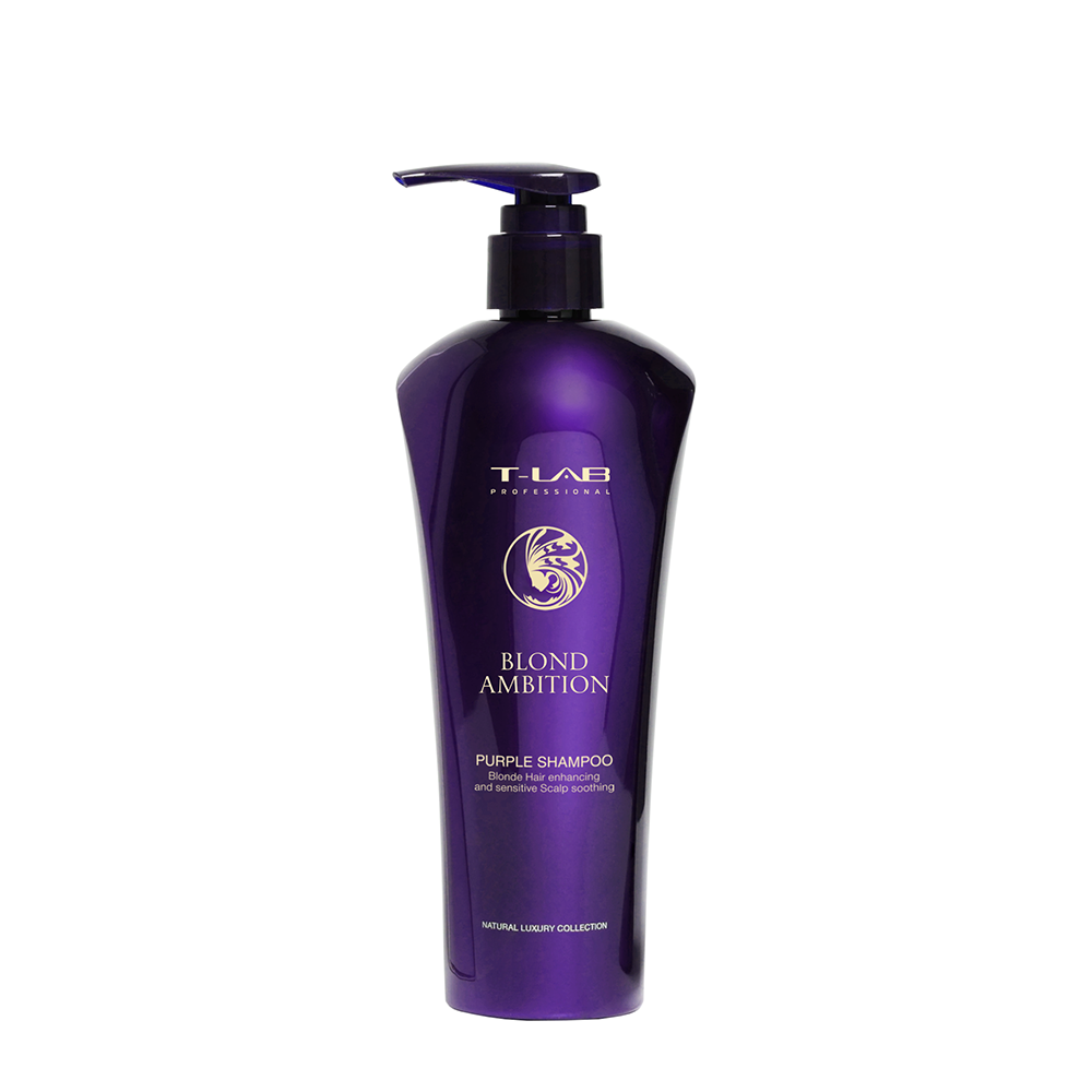 T-LAB PROFESSIONAL Шампунь для светлых и обесцвеченных волос / BLOND AMBITION Purple Shampoo 300 мл, фото 1