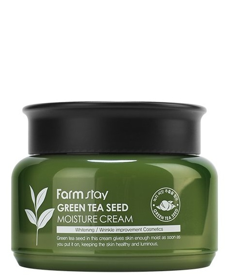 FARMSTAY Крем увлажняющий с семенами зеленого чая 100 гр, фото 1