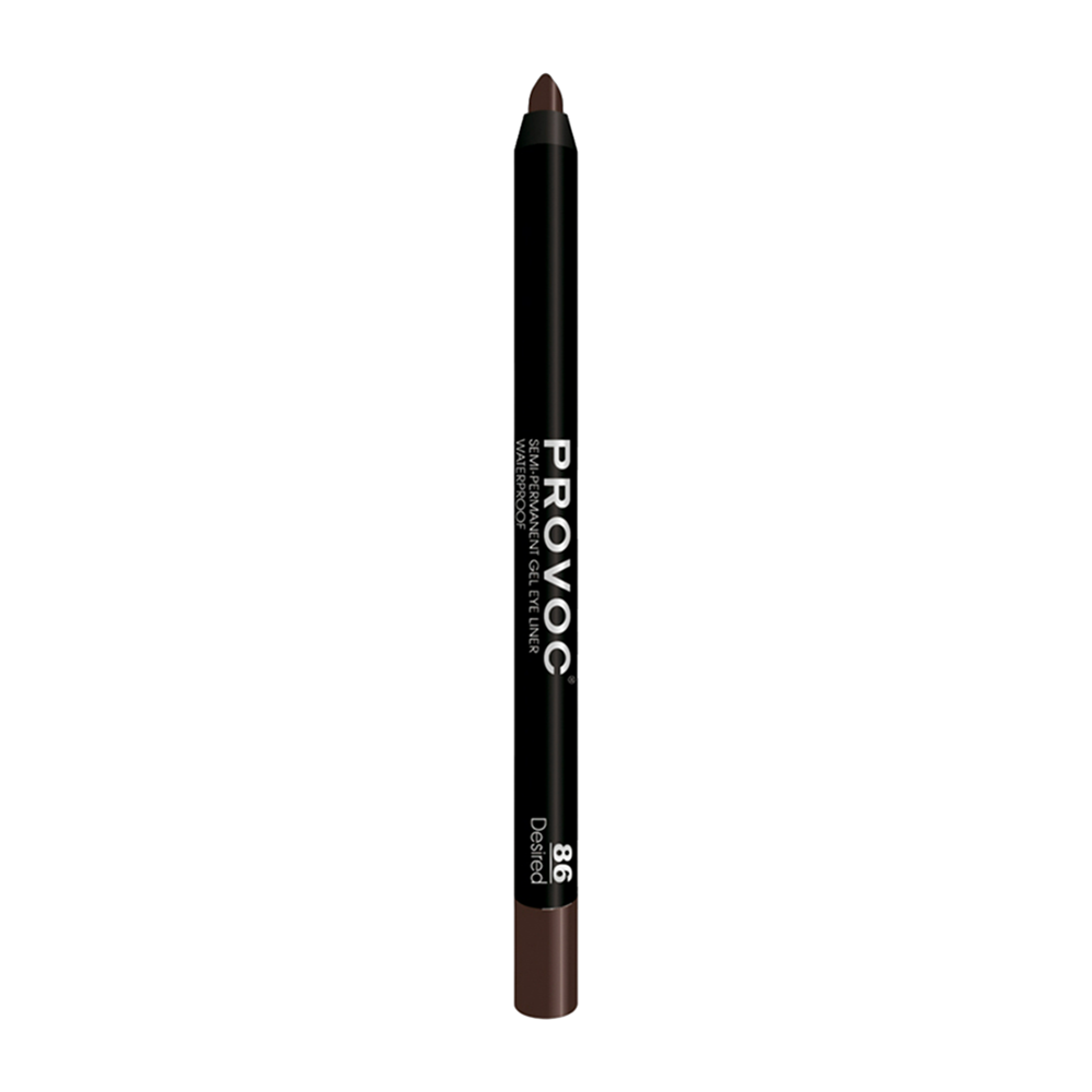 PROVOC Подводка гелевая в карандаше для глаз, 86 шоколадный / Gel Eye Liner Desired, фото 1