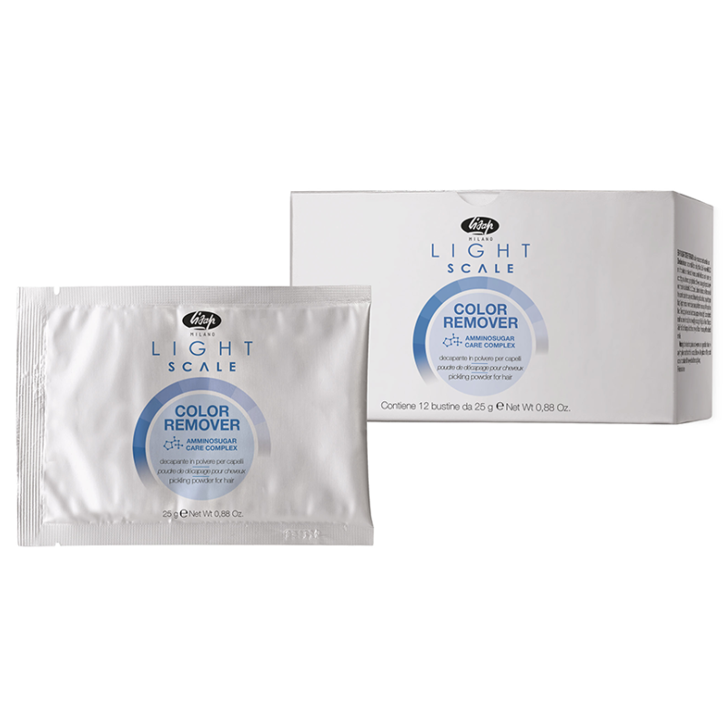 LISAP MILANO Порошок для декапирования волос / Light Scale Color Remover 12 х 25 г, фото 2