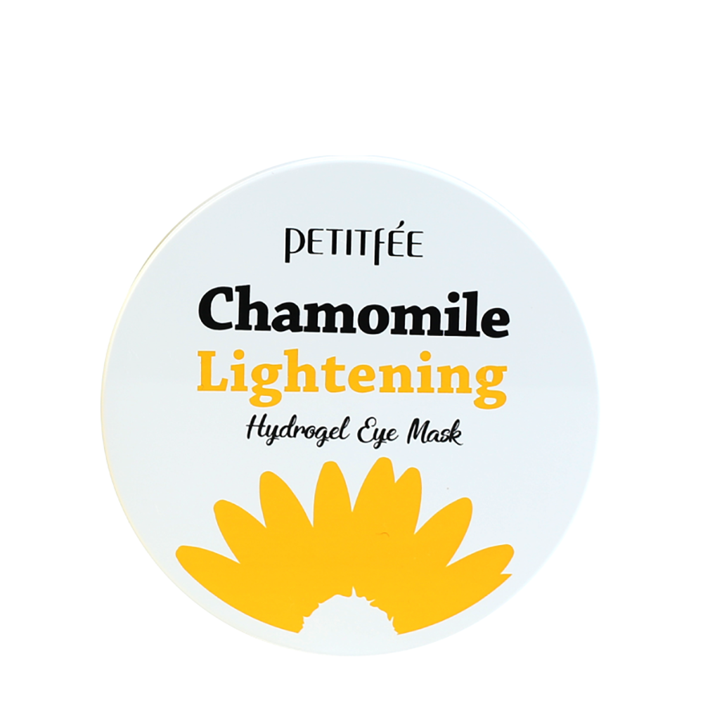 PETITFEE Патчи гидрогелевые осветляющие для области вокруг глаз / Chamomile Lightening Hydrogel Eye Mask 60 шт, фото 1