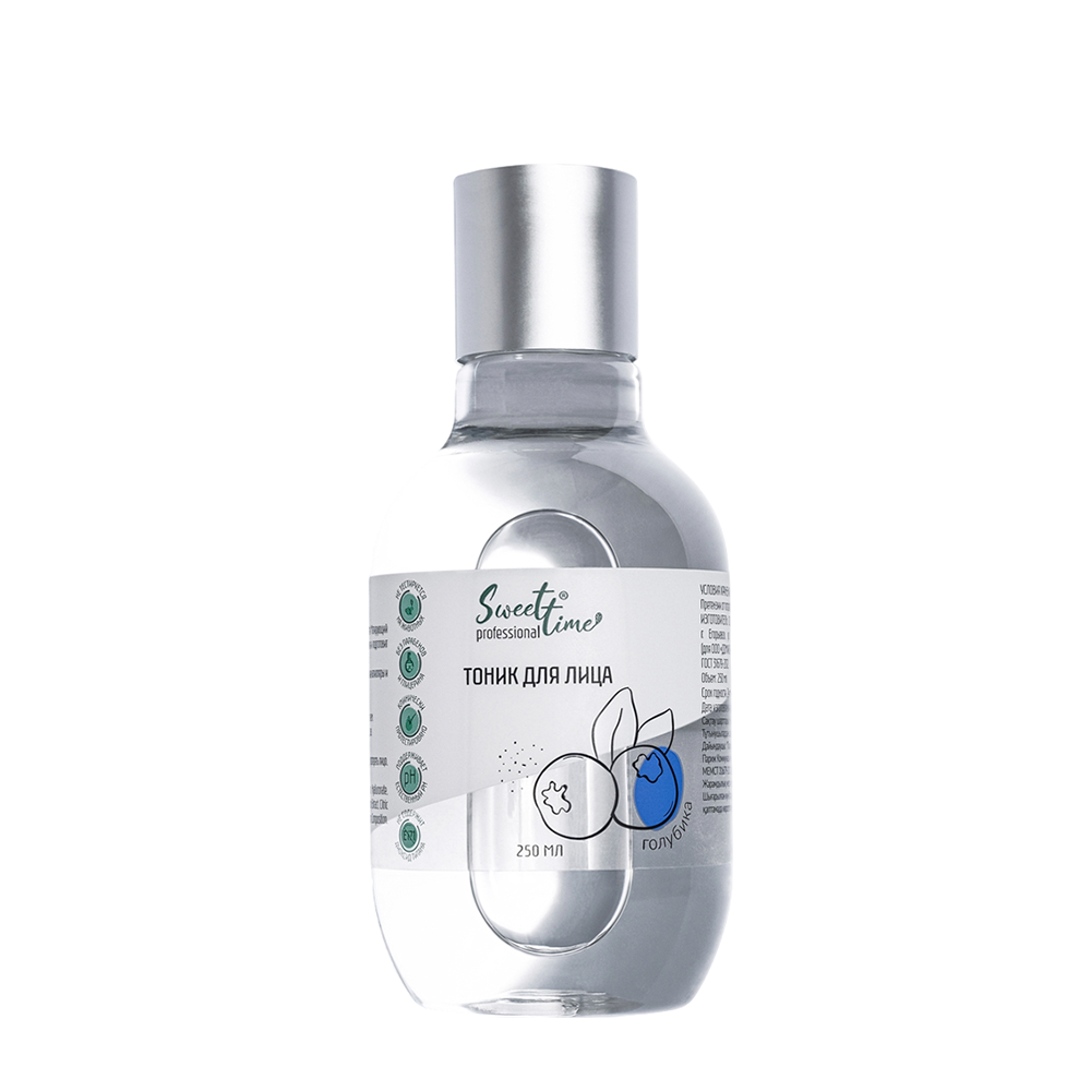 DOMIX Тоник для лица, голубика / Sweet Time 250 мл, фото 1