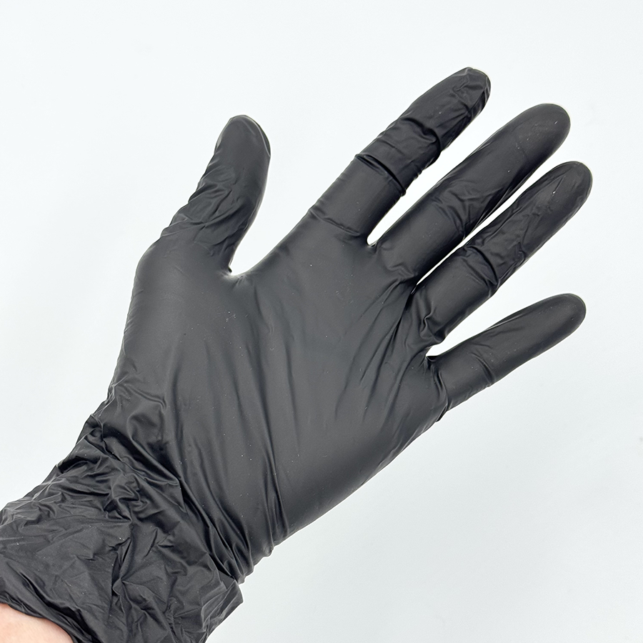 IWOU PROFESSIONAL Перчатки вин-нитр S черные/ Wally Plastic 100 шт, фото 3