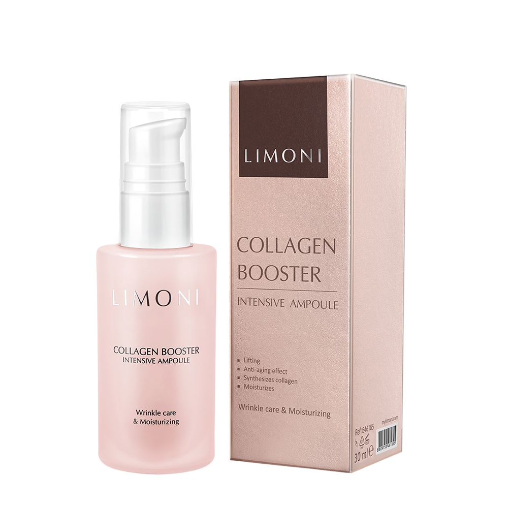 LIMONI Сыворотка для лица с коллагеном / Collagen Booster Intensive Ampoule 30 мл, фото 3
