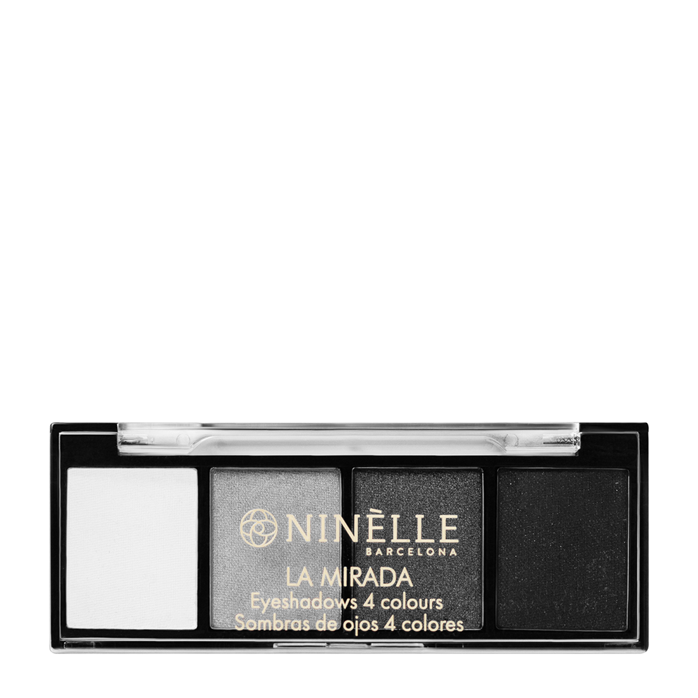 NINELLE Тени для век 4 оттенка, №505 классический смоки / LA MIRADA 3,35 гр, фото 1