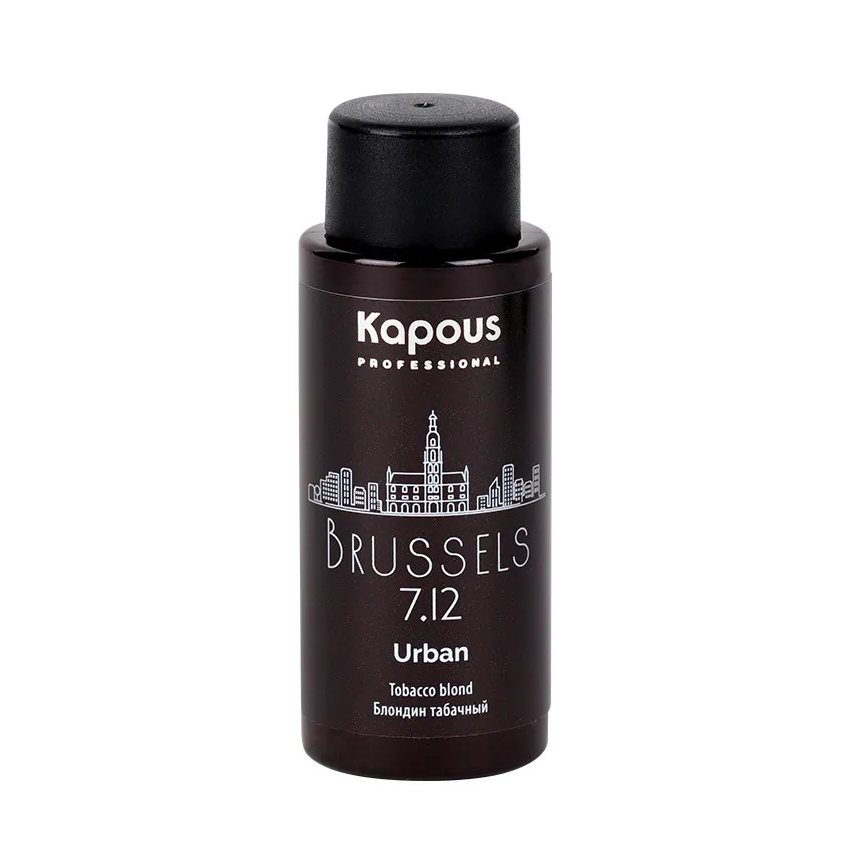 KAPOUS 7.12 краситель жидкий полуперманентный для волос, Брюссель / LC Urban 60 мл, фото 2