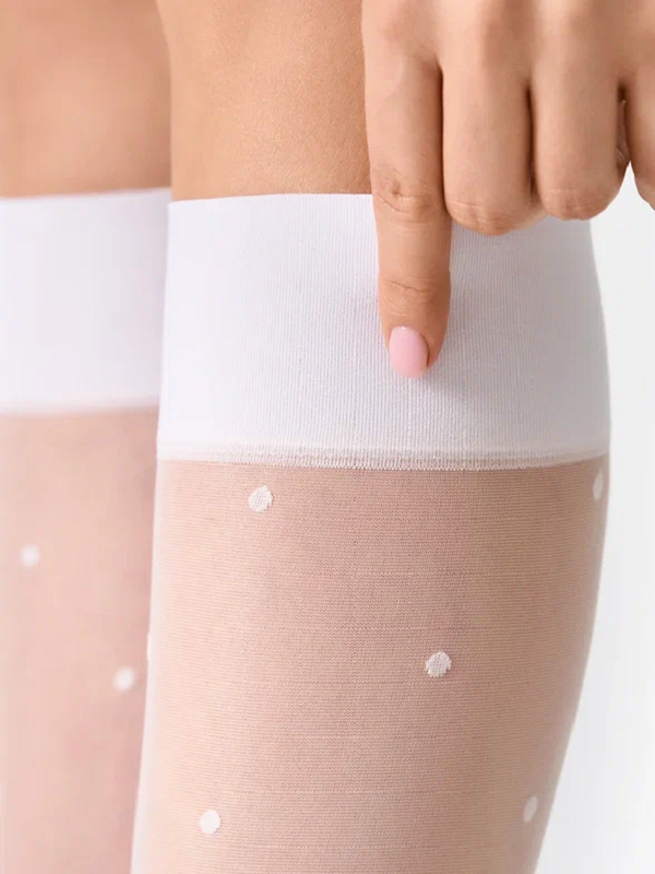 MINIMI Гольфы Bianco 0 (UNI) / Mini DEA POIS, фото 4