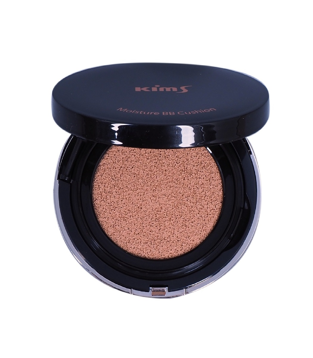 KIMS Средство тональное BB-кушон SPF50+/PA+++, #25, темно-бежевый / Moisture BB Cushion 2 х 15 гр, фото 4