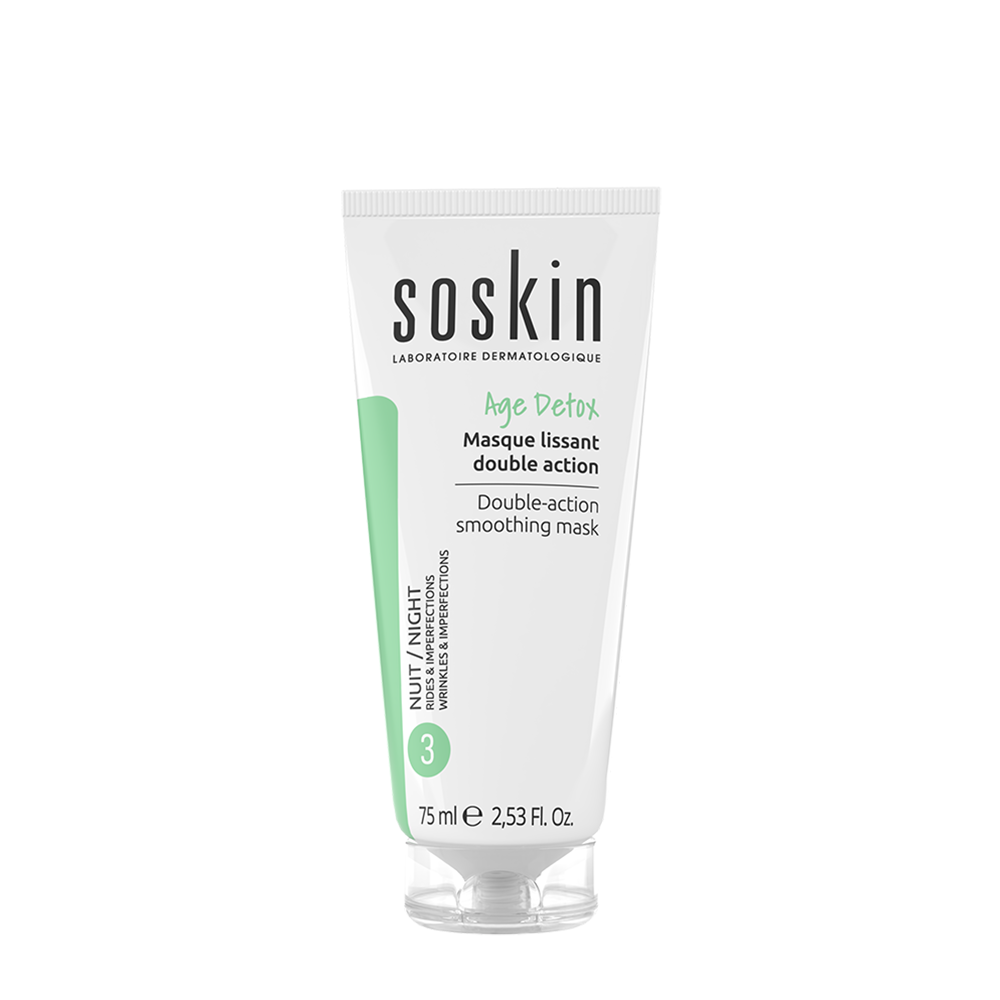 SOSKIN Маска двойного действия / Age Detox Double action smoothing mask 75 мл, фото 1