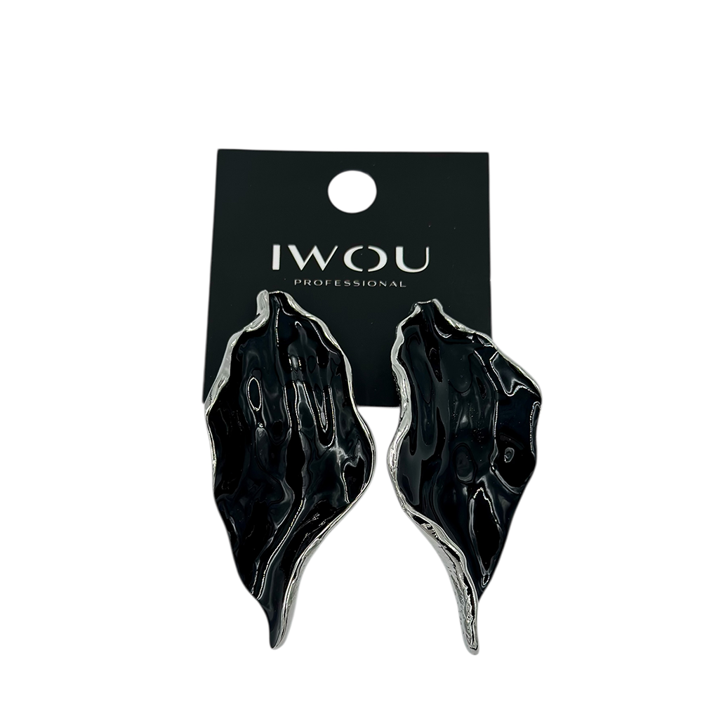 IWOU PROFESSIONAL Серьги Крылья черного ангела, фото 1